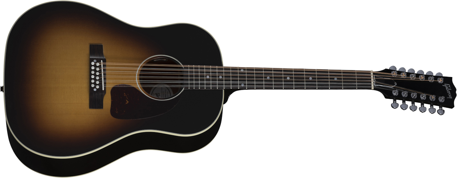 Gibson J-45 Standard 12-string Modern Dreadnought 12c Epicea Acajou Rw - Vintage Sunburst - Electro acoustic guitar - Main picture