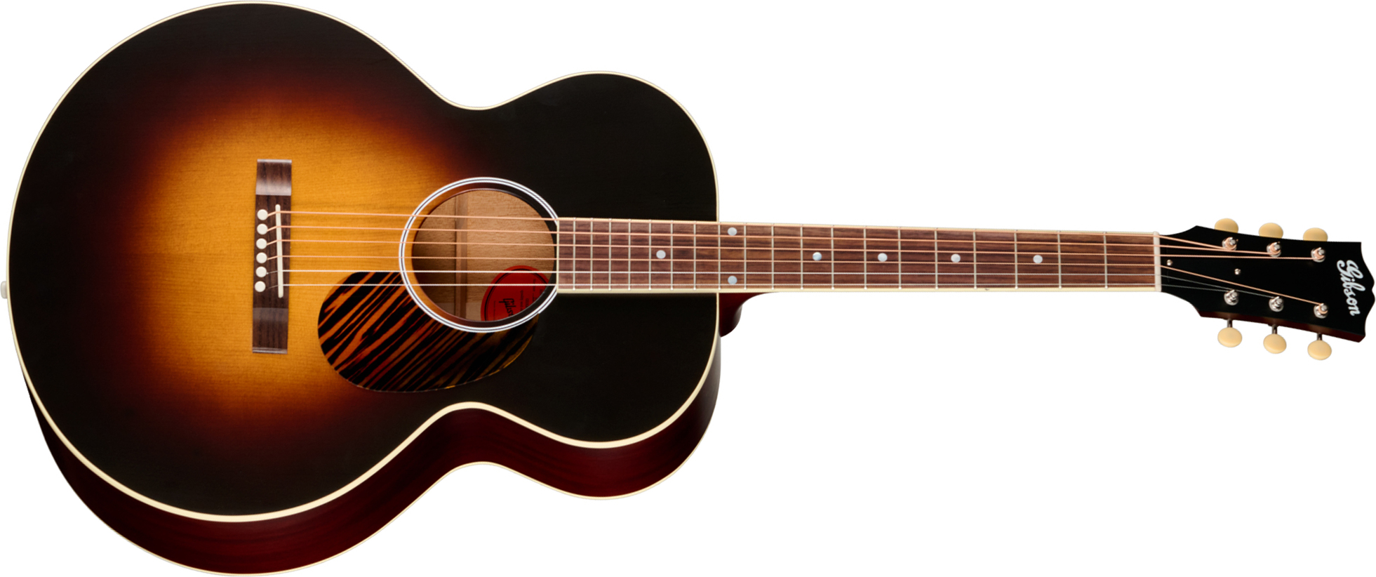 Gibson J185 Century 12-fret Jumbo Shsc Epicea Acajou Rw - Vintage Sunburst Satin - Folk guitar - Main picture