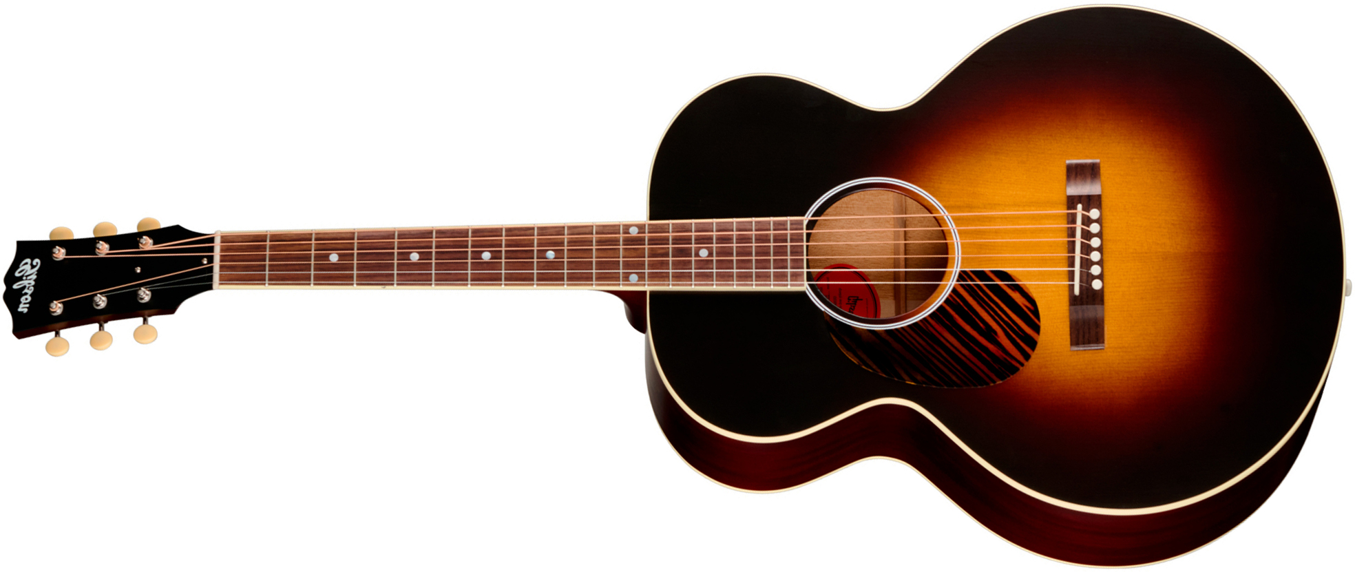 Gibson J185 Century 12-fret Lh Jumbo Shsc Gaucher Epicea Acajou Rw - Vintage Sunburst Satin - Folk guitar - Main picture