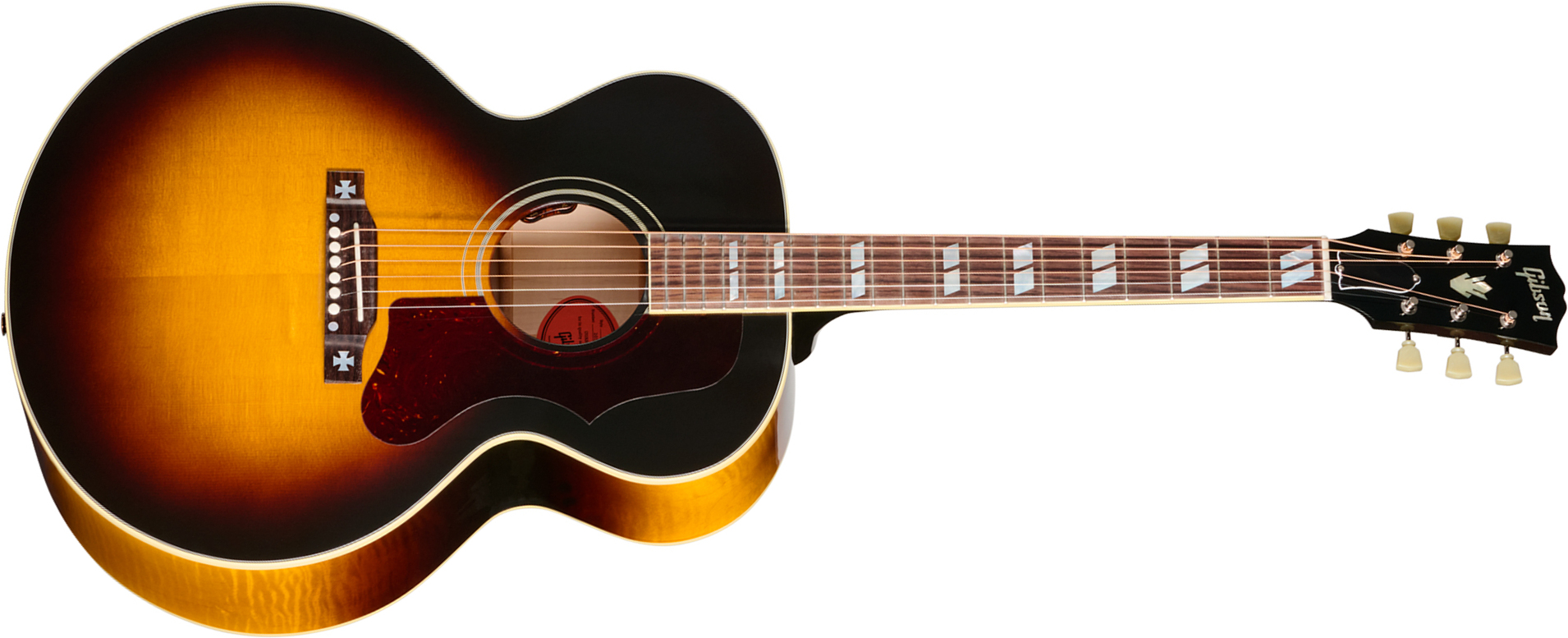 Gibson J185 Original (baggs Hifi Dna) Jumbo Epicea Erable Rw - Vintage Sunburst - Folk guitar - Main picture