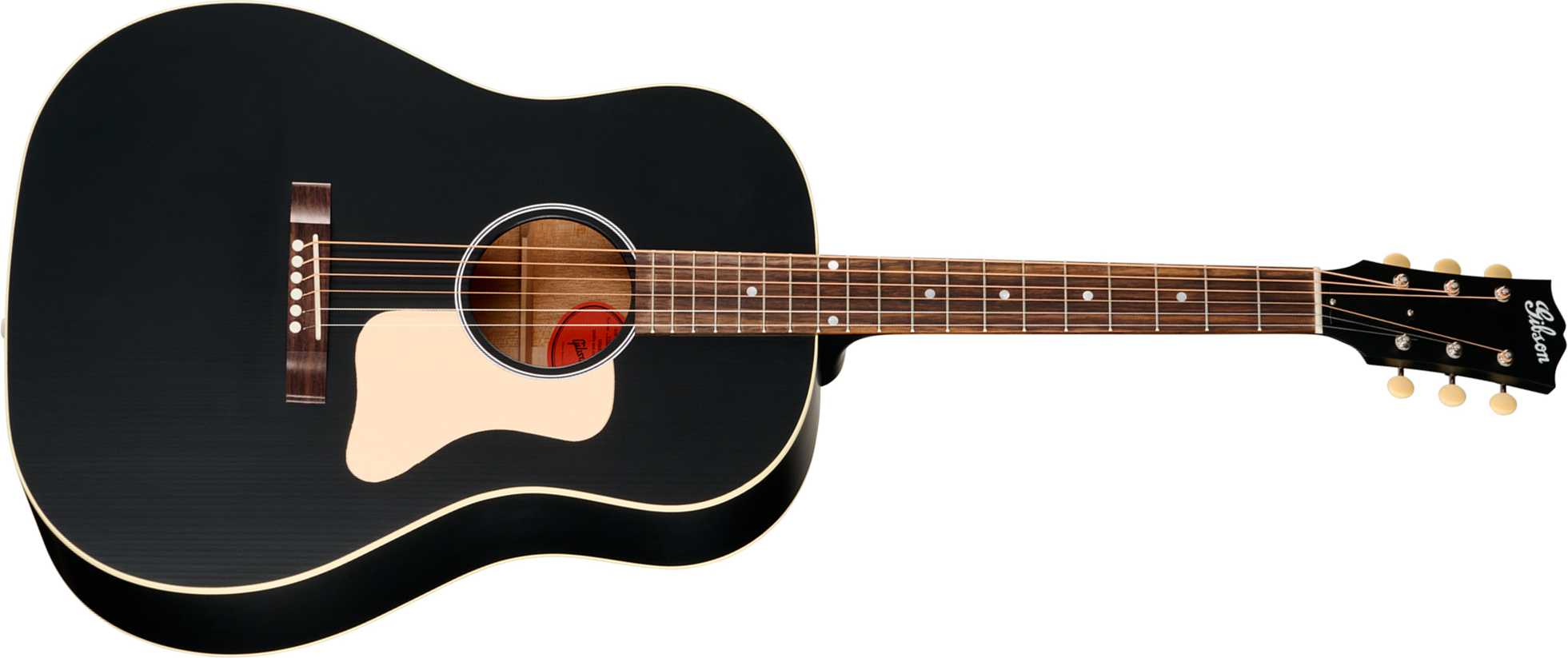 Gibson J45 Century 12-fret Dreadnought Shsc Epicea Acajou Rw - Ebony - Folk guitar - Main picture