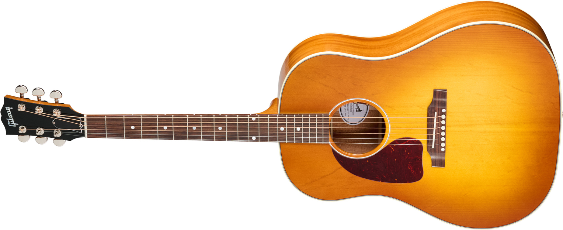 Gibson J45 Standard Lh (baggs Hifi Dna) Dreadnought Gaucher Epicea Acajou Rw - Heritage Cherry Sunburst - Folk guitar - Main picture