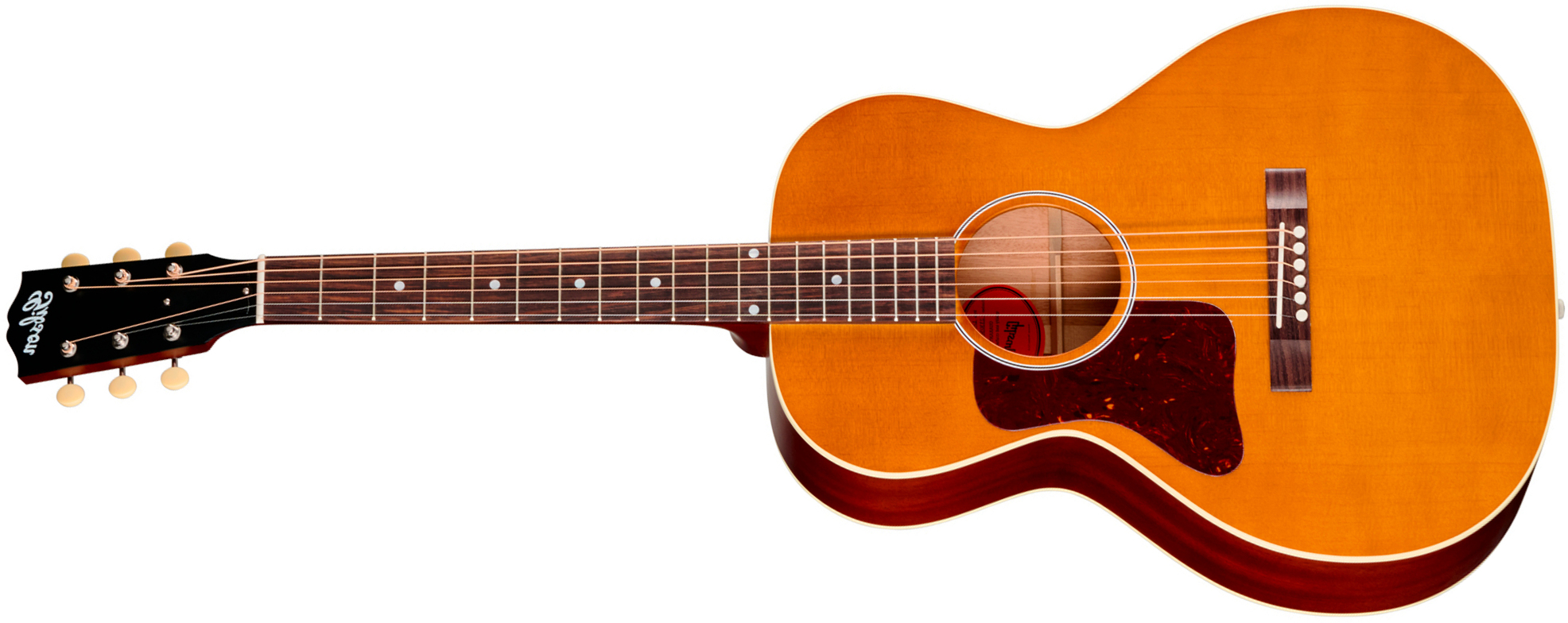 Gibson L00 Century 12-fret Lh Parlor Shsc Gaucher Epicea Acajou Rw - Vintage Amber Satin - Folk guitar - Main picture