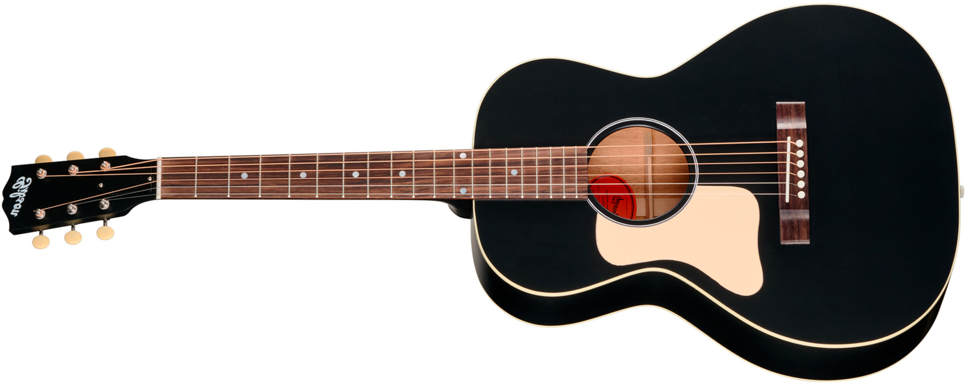 Gibson L00 Century 12-fret Lh Parlor Shsc Gaucher Epicea Acajou Rw - Ebony Satin - Folk guitar - Main picture