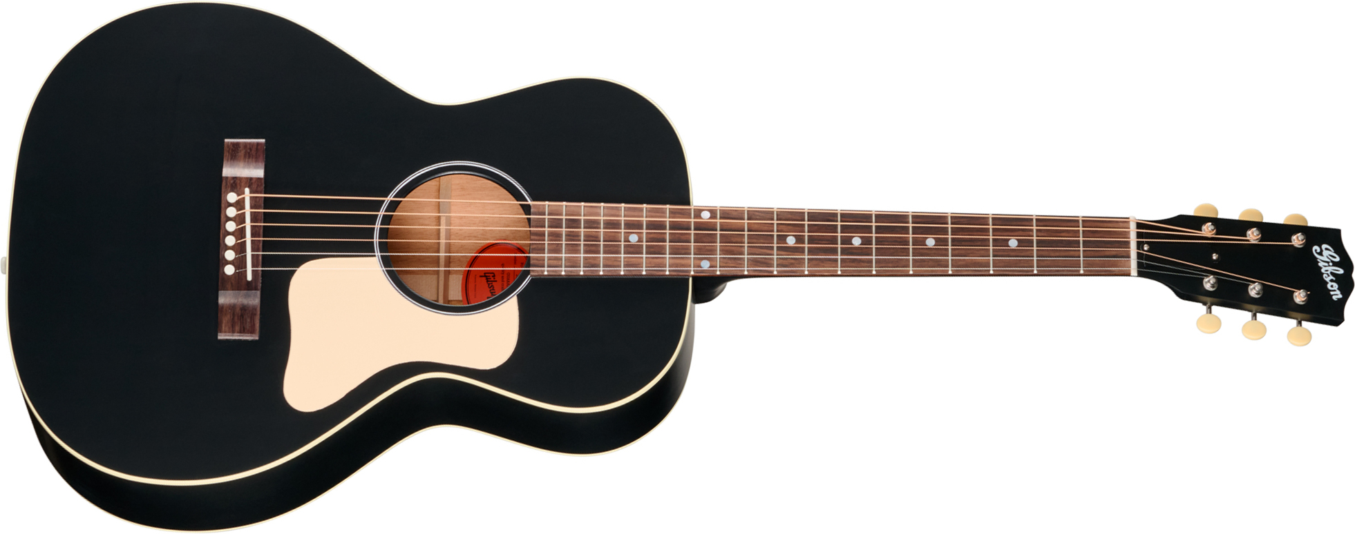 Gibson L00 Century 12-fret Parlor Shsc Epicea Acajou Rw - Ebony Satin - Folk guitar - Main picture