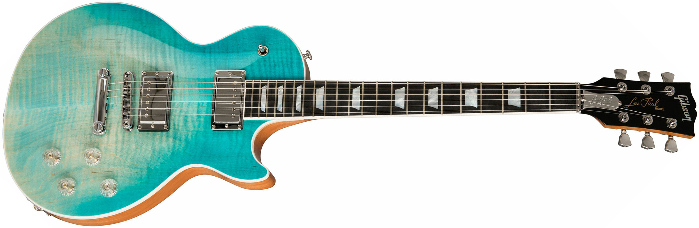 Gibson Les Paul Hp-ii High Performance 2019 Hh Ht Rw - Seafoam Fade - Single cut electric guitar - Main picture