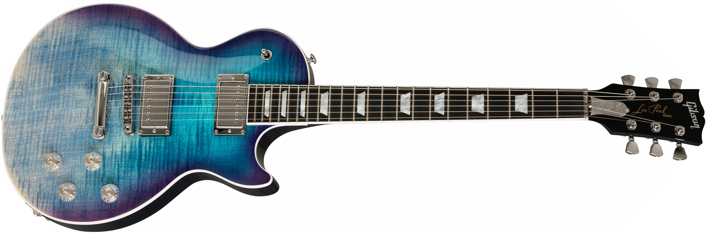 Gibson Les Paul Hp-ii High Performance 2019 Hh Ht Rw - Blueberry Fade - Single cut electric guitar - Main picture