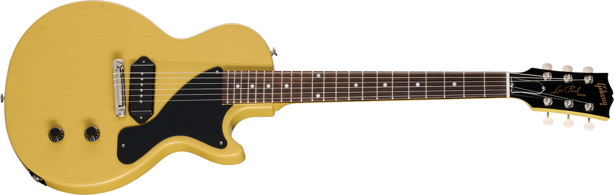 Gibson Les Paul Junior Original Usa 1s P90 Ht Rw - Tv Yellow - Single cut electric guitar - Main picture
