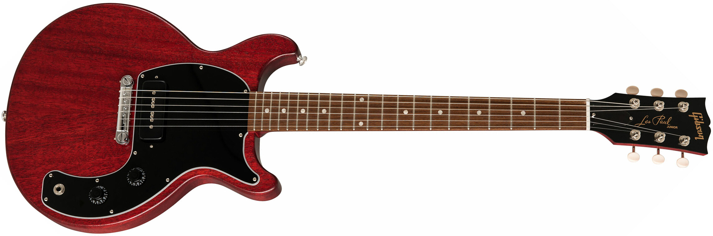 Gibson Les Paul Junior Tribute 2019 P90 Ht Rw - Worn Cherry - Single cut electric guitar - Main picture