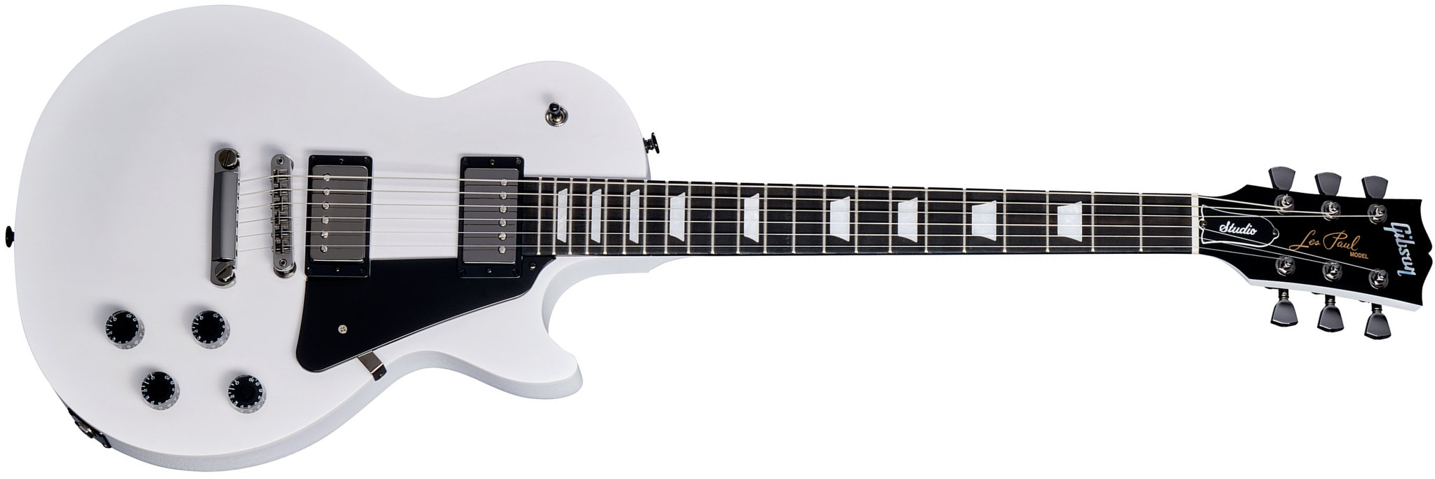 Gibson Les Paul Modern Studio Usa 2h Ht Eb - Worn White - Single cut electric guitar - Main picture