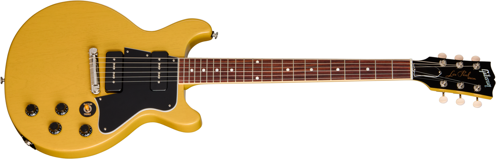 Gibson Les Paul Special Dc Usa 2s P90 Ht Rw - Tv Yellow - Double cut electric guitar - Main picture