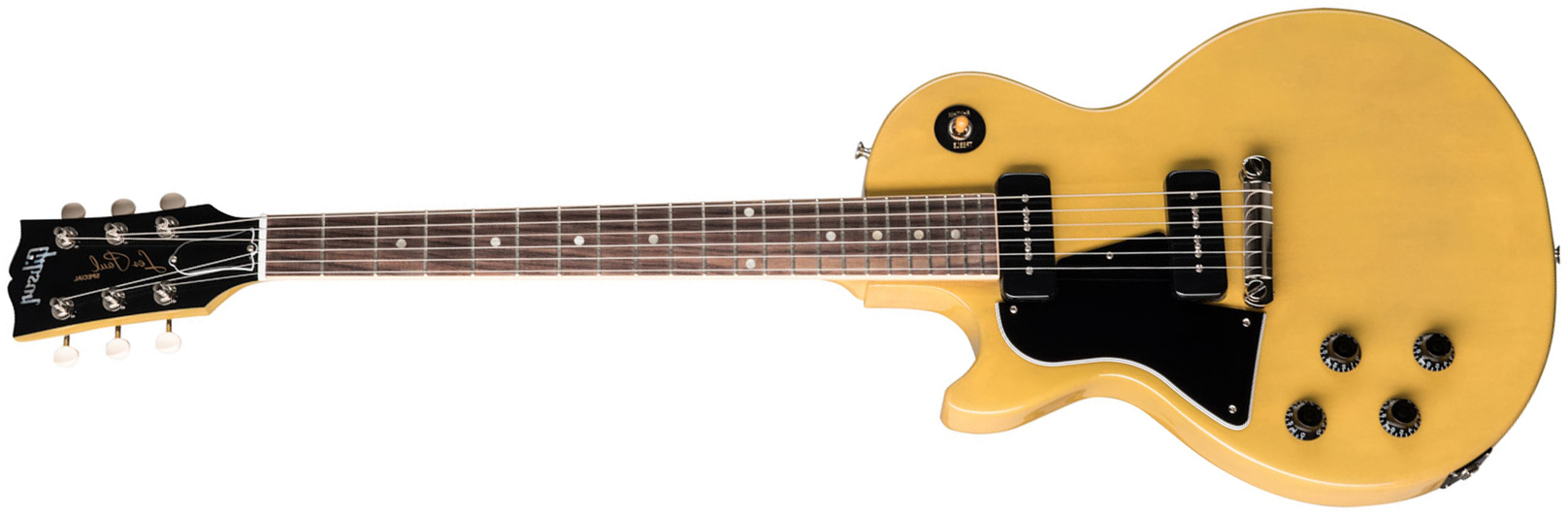 Gibson Les Paul Special Lh Original Gaucher 2p90 Ht Rw - Tv Yellow - Left-handed electric guitar - Main picture