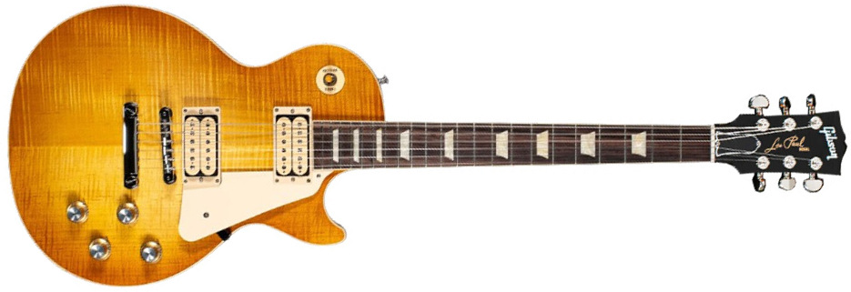 Gibson Les Paul Standard 60s Double Trouble Modern Usa 2h Ht Rw - Vintage Honey Burst Gloss - Single cut electric guitar - Main picture