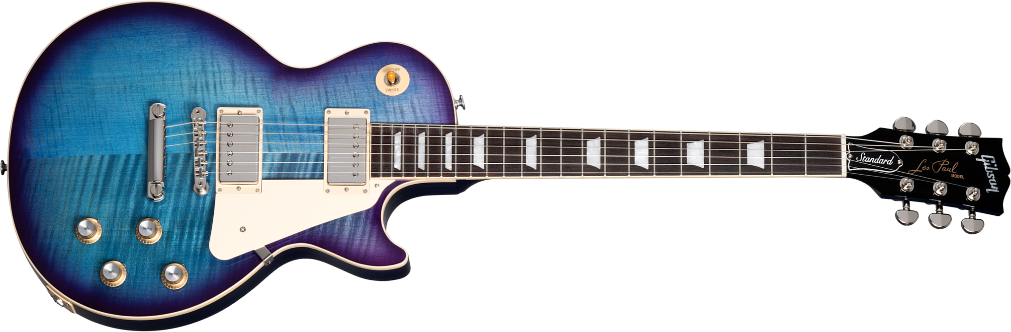 Gibson Les Paul Standard 60s Figured Original 2h Ht Rw - Blueberry Burst - Single cut electric guitar - Main picture
