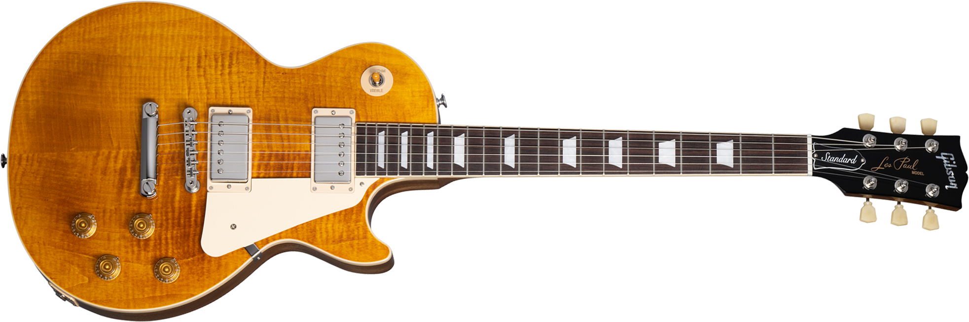 Gibson Les Paul Standard Custom Color Original Usa 2h Ht Rw - Honey Amber - Single cut electric guitar - Main picture