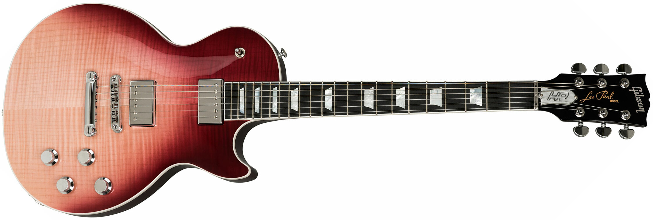 Gibson Les Paul Standard Hp-ii 2018 2h Ht Ric - Hot Pink Fade - Single cut electric guitar - Main picture