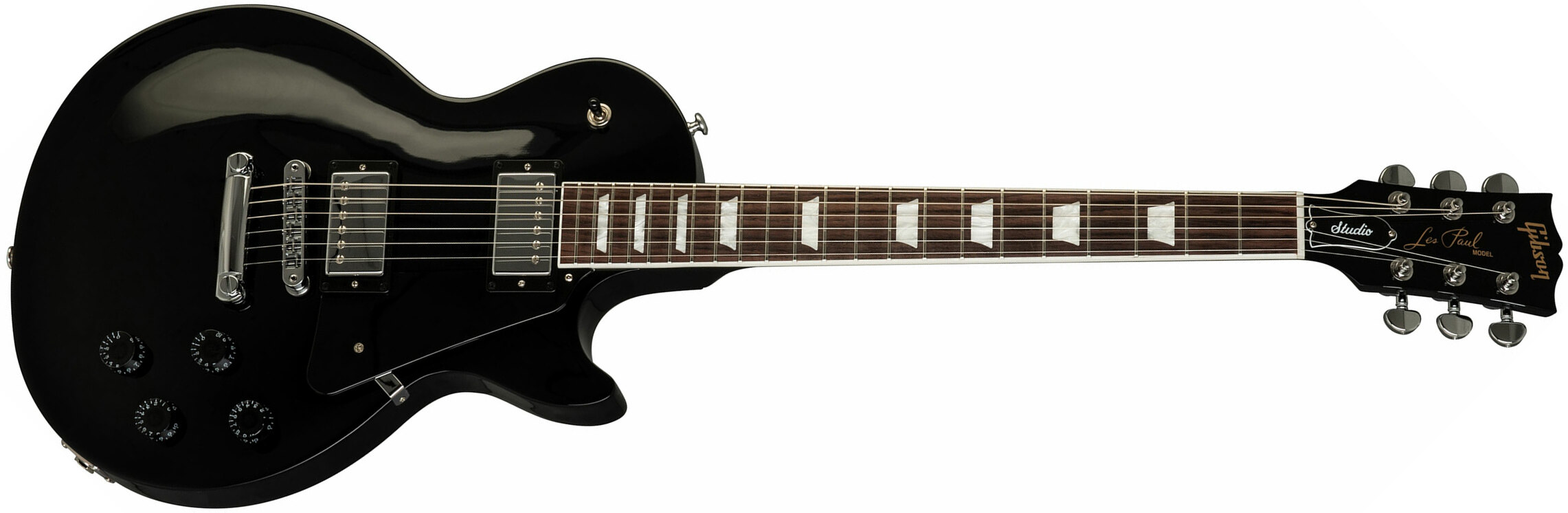 Gibson Les Paul Studio 2019 Hh Ht Rw - Ebony - Single cut electric guitar - Main picture