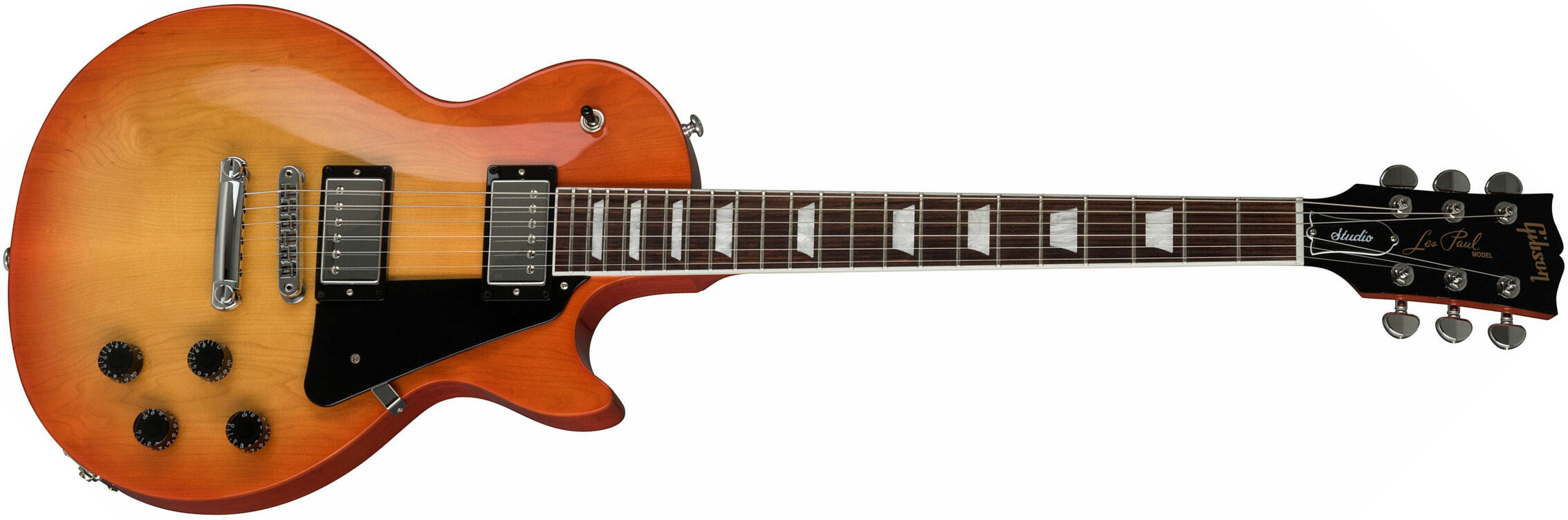 Gibson Les Paul Studio 2019 Hh Ht Rw - Tangerine Burst - Single cut electric guitar - Main picture