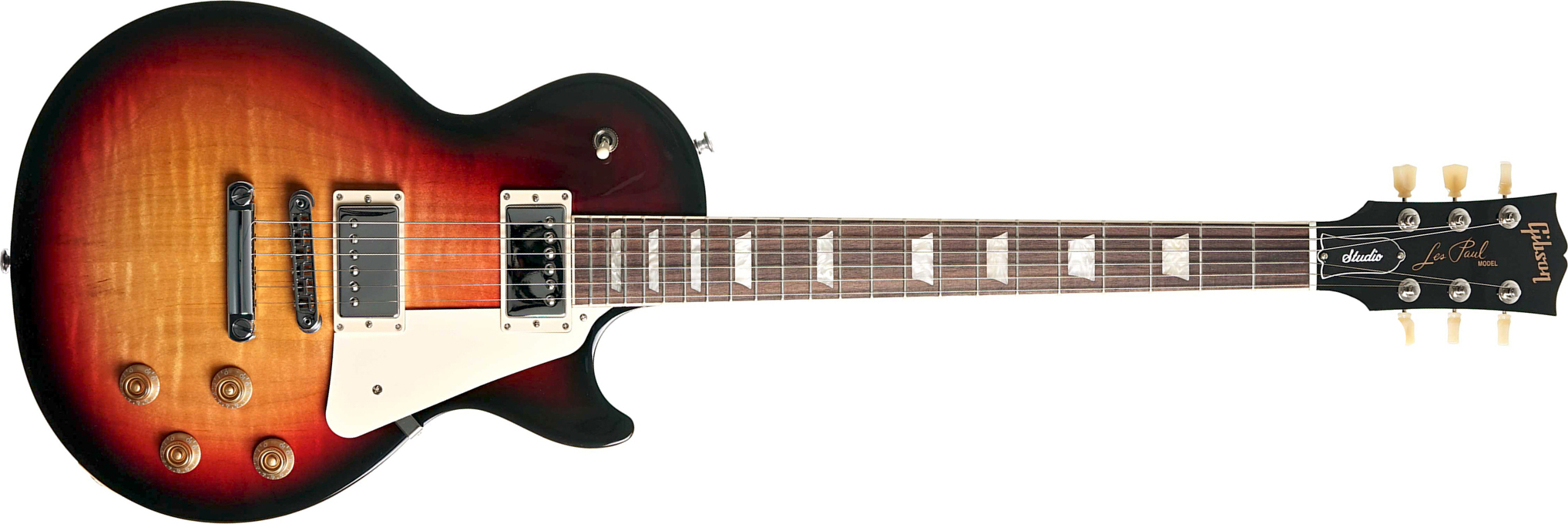 Gibson Les Paul Studio Figured Top Modern Usa 2h Ht Rw - Triburst - Single cut electric guitar - Main picture