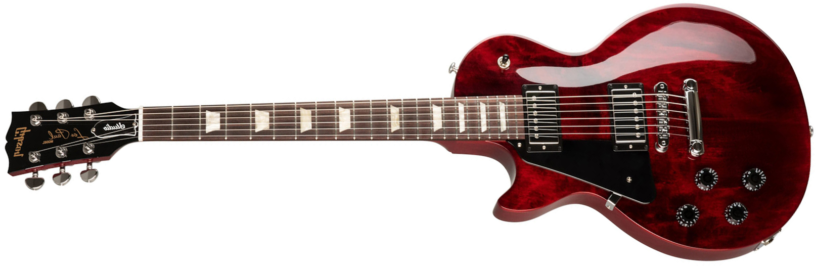 Gibson Les Paul Studio Modern 2020 Lh Gaucher 2h Ht Rw - Wine Red - Left-handed electric guitar - Main picture