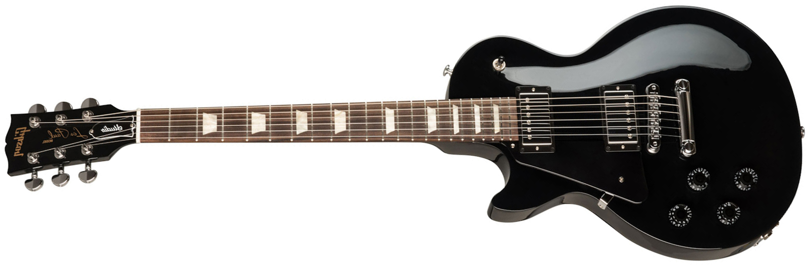 Gibson Les Paul Studio Modern 2020 Lh Gaucher 2h Ht Rw - Ebony - Left-handed electric guitar - Main picture