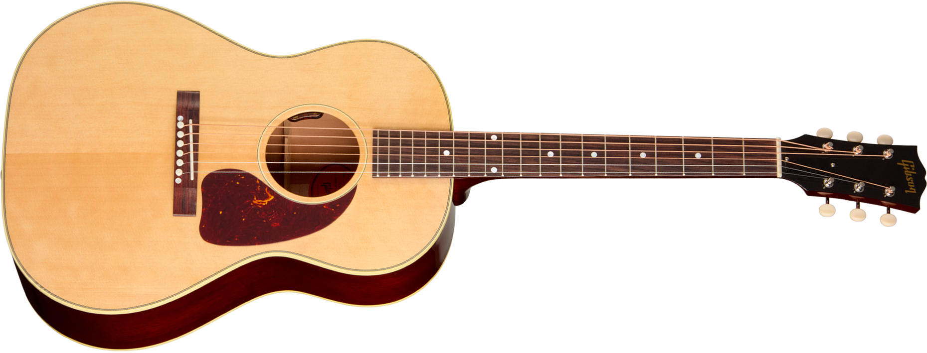 Gibson Lg2 50s Original (baggs Hifi Dna) Concert Epicea Acajou Rw - Antique Natural - Folk guitar - Main picture