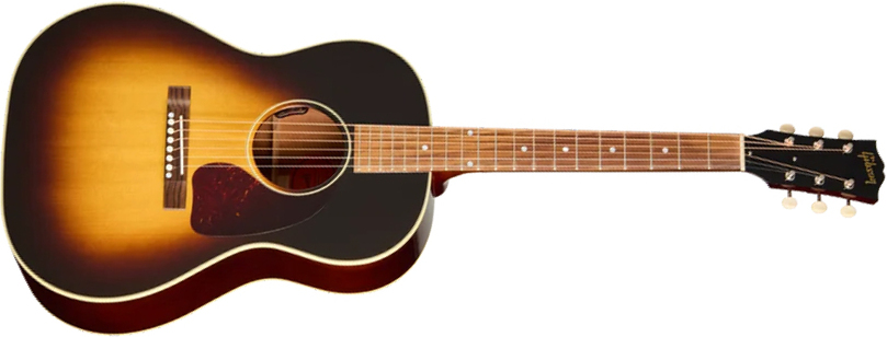 Gibson Lg2 50s Original (baggs Hifi Dna) Concert Epicea Acajou Rw - Vintage Sunburst - Folk guitar - Main picture