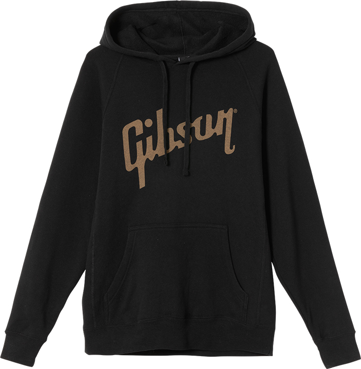 Gibson Logo Hoodie Large Black - L - Polo - Main picture