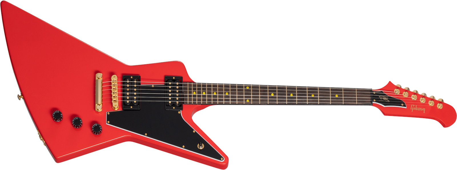 Gibson Lzzy Hale Explorerbird Signature 2h Ht Rw - Cardinal Red - Metal electric guitar - Main picture