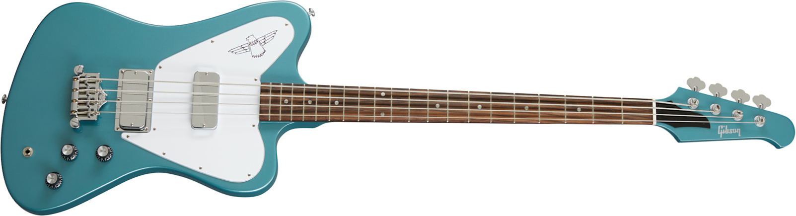 Gibson Non-reverse Thunderbird Modern Rw - Faded Pelham Blue - Solid body electric bass - Main picture