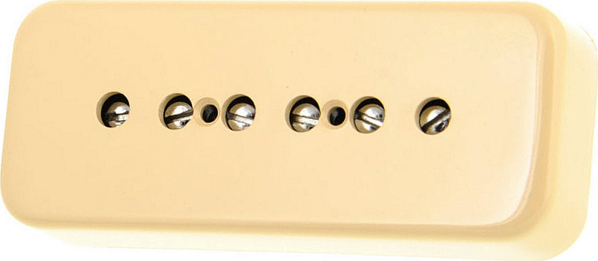 Gibson P-90 Single Coil Soapbar Cover Creme - Electric guitar pickup - Main picture