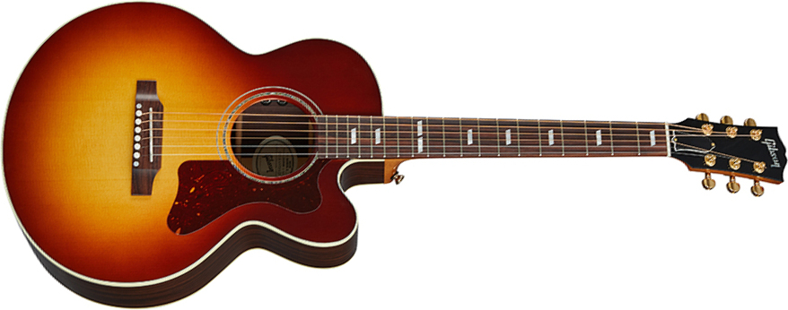 Gibson Parlor Modern Ec Rosewood Small Body Cw Epicea Palissandre Ric - Rosewood Burst - Acoustic guitar & electro - Main picture
