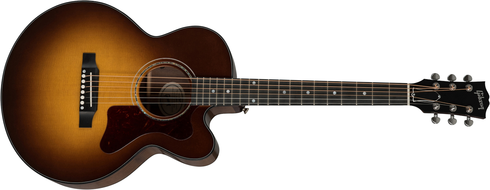 Gibson Parlor Walnut M 2019 Small Body Cw Epicea Noyer Ric - Walnut Burst - Acoustic guitar & electro - Main picture