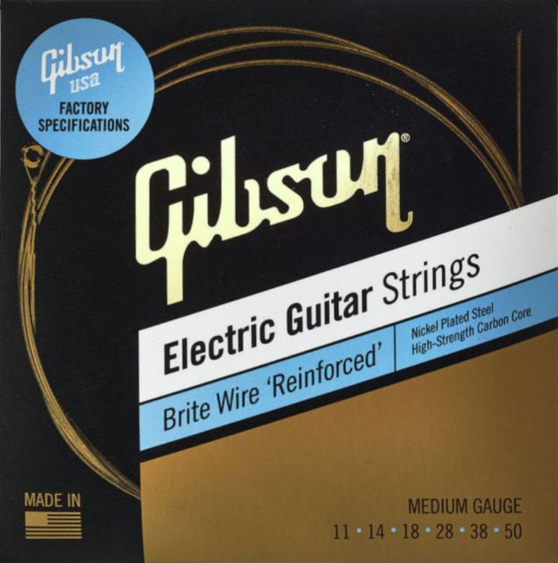 Gibson Seg-bwr11 Brite Wire Reinforced Nps Electric Guitar Medium 6c 11-50 - Electric guitar strings - Main picture