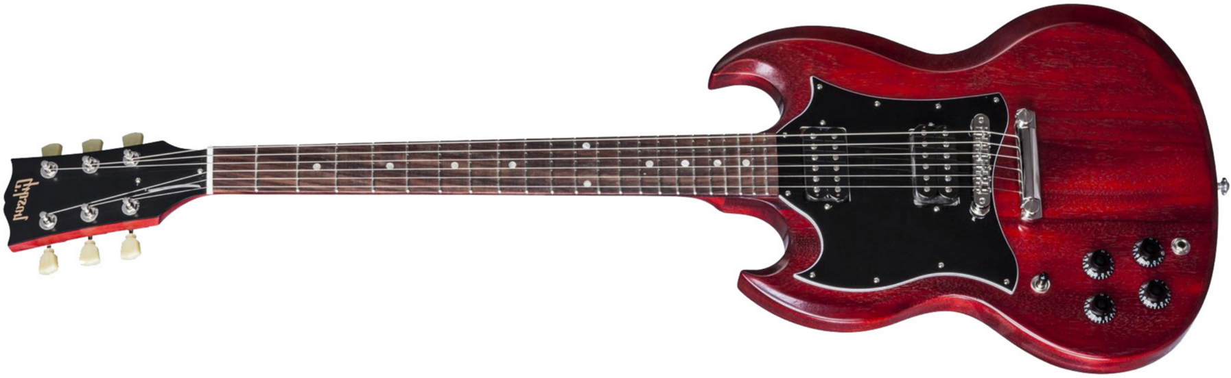 Gibson Sg Faded 2017 T Lh Traditional Gaucher - Worn Cherry - Left-handed electric guitar - Main picture