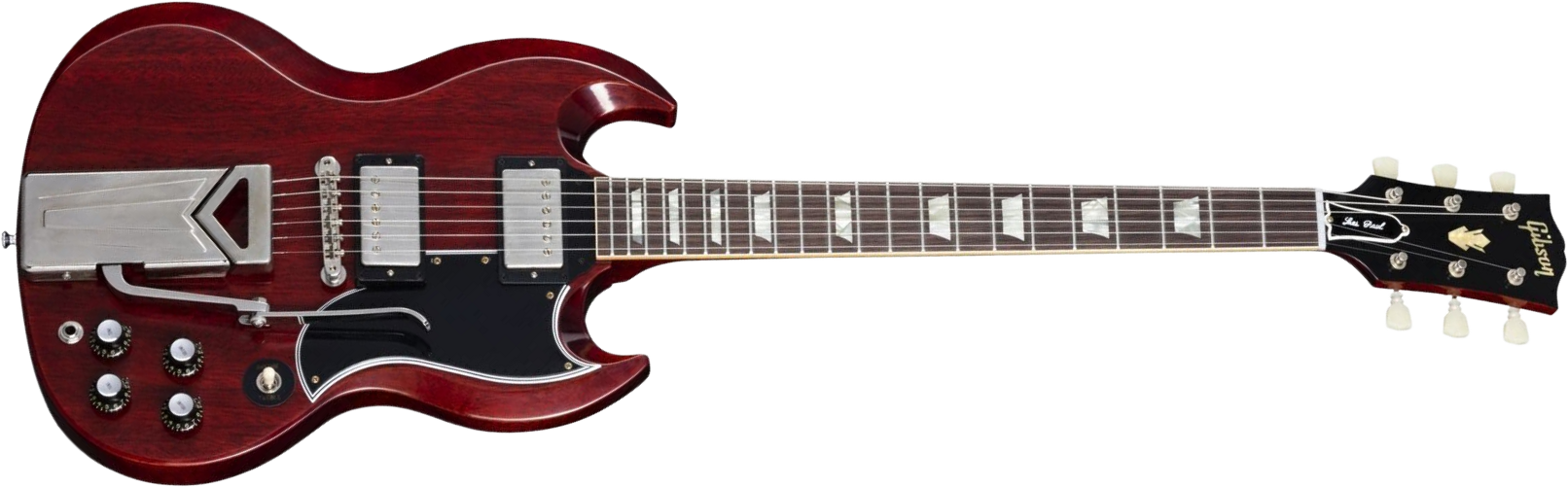 Gibson Sg Les Paul 1961 60th Ann. 2h Trem Rw - Vos Cherry Red - Double cut electric guitar - Main picture