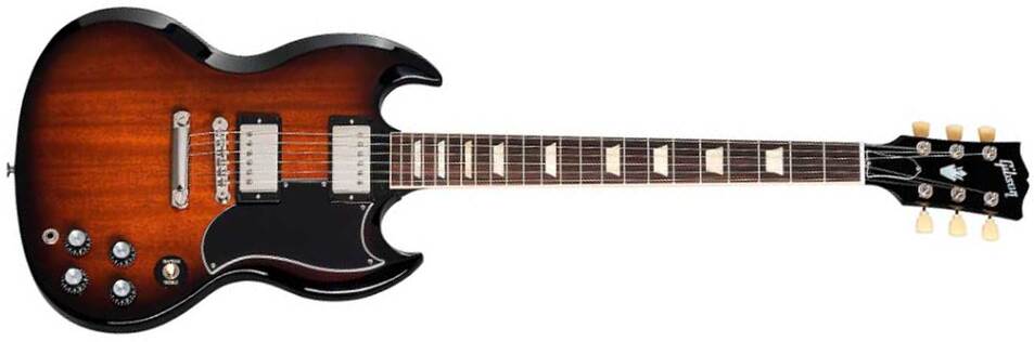 Gibson Sg Standard 1961 Original 2h Ht Rw - Tobacco Sunburst Perimeter - Double cut electric guitar - Main picture