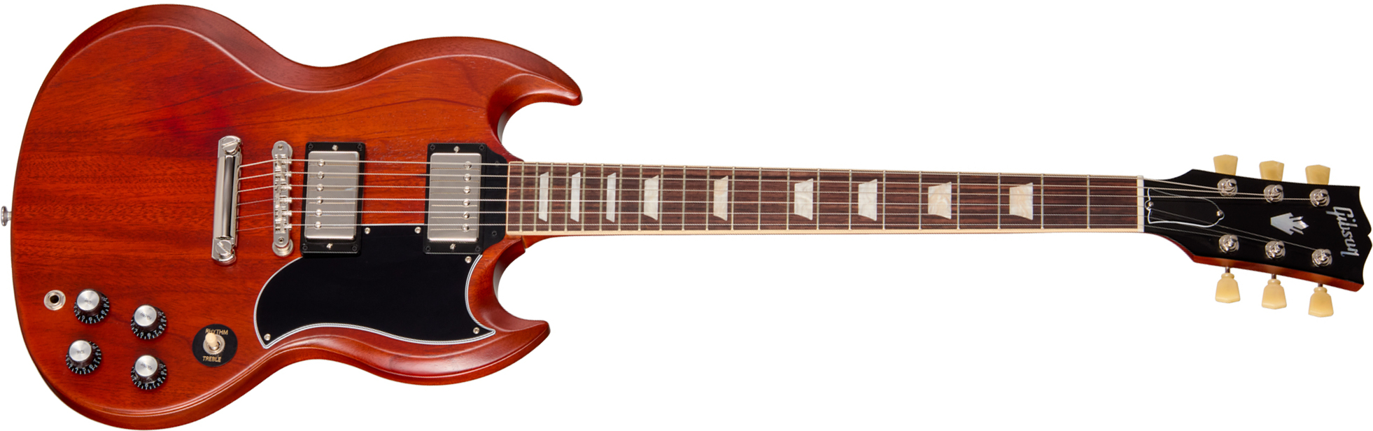 Gibson Sg Standard 1961 Original 2h Ht Rw - Faded Vintage Cherry Satin - Double cut electric guitar - Main picture