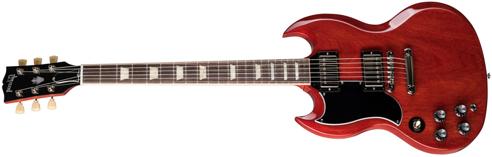 Gibson Sg Standard '61 Lh Gaucher 2h Ht Rw - Vintage Cherry - Left-handed electric guitar - Main picture