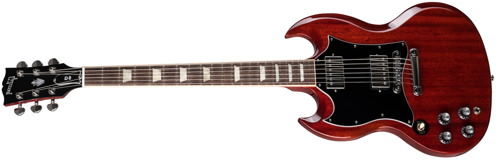 Gibson Sg Standard Lh Gaucher 2h Ht Rw - Heritage Cherry - Left-handed electric guitar - Main picture