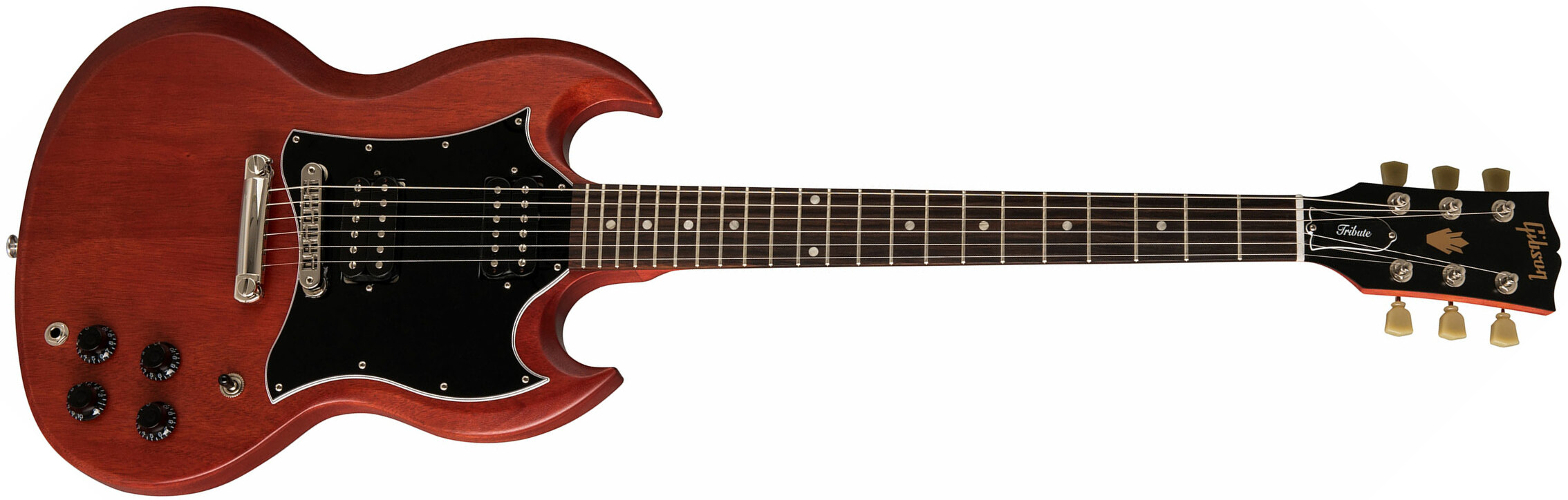 Gibson Sg Standard Tribute - Vintage Cherry Satin - Double cut electric guitar - Main picture