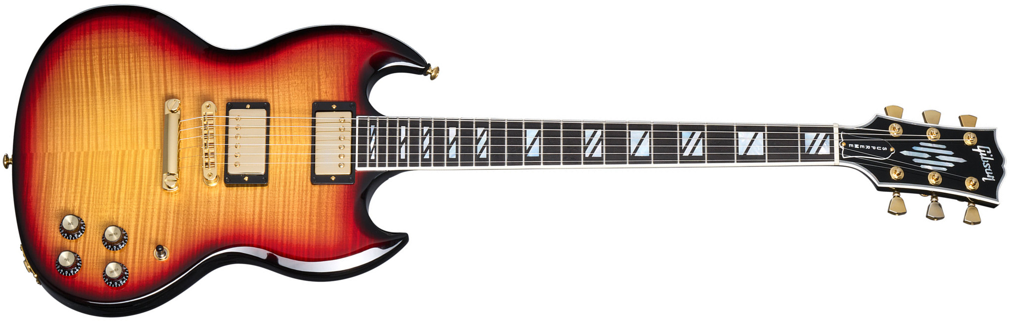 Gibson Sg Supreme Usa 2h Ht Rw - Fireburst - Double cut electric guitar - Main picture