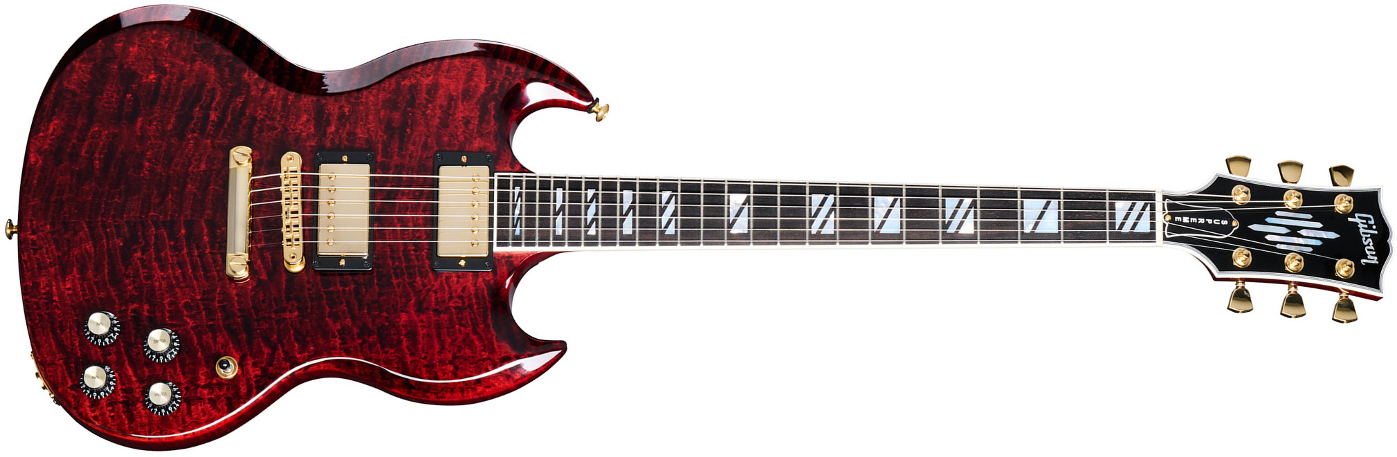 Gibson Sg Supreme Usa 2h Ht Rw - Wine Red - Double cut electric guitar - Main picture