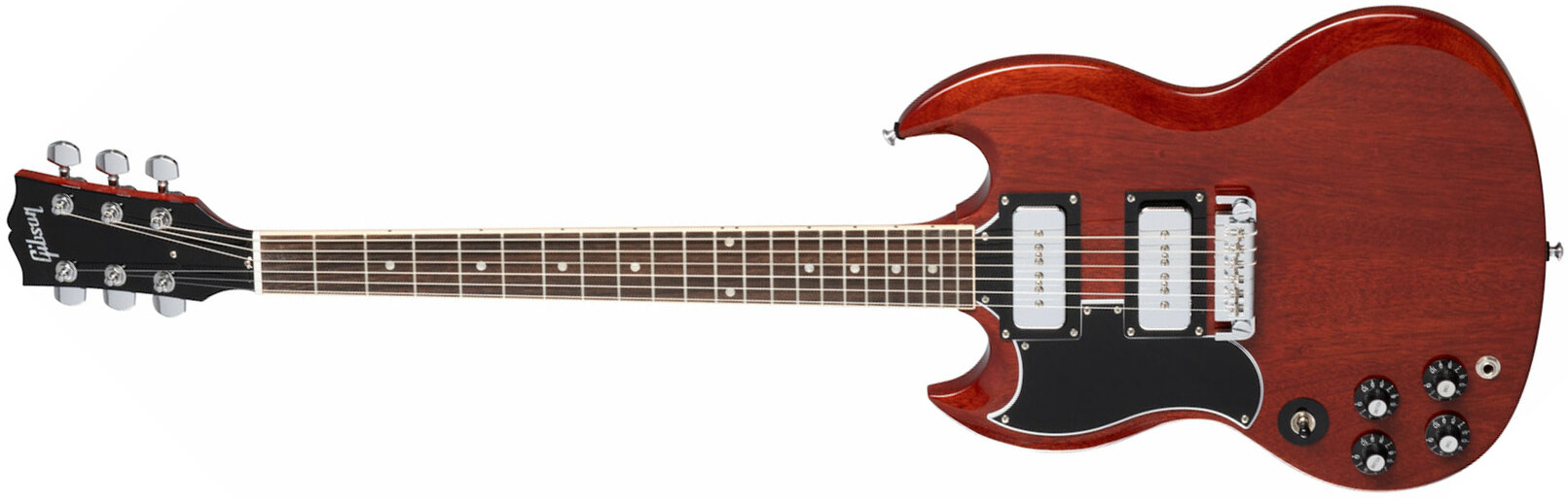 Gibson Sg Tony Iommi Special Lh Gaucher Signature 2p90 Ht Rw - Vintage Cherry - Left-handed electric guitar - Main picture
