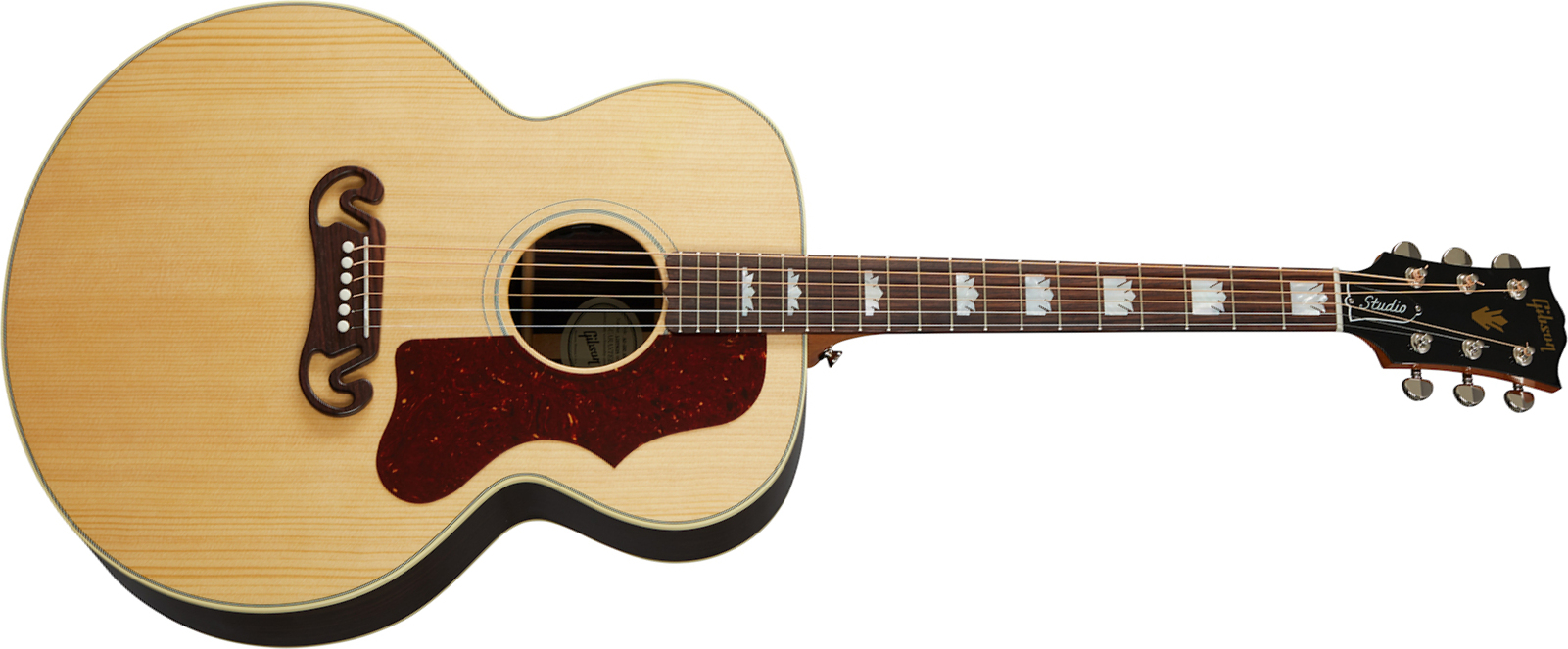 Gibson Sj-200 Studio Rosewood 2020 Super Jumbo Epicea Palissandre Rw - Antique Natural - Electro acoustic guitar - Main picture