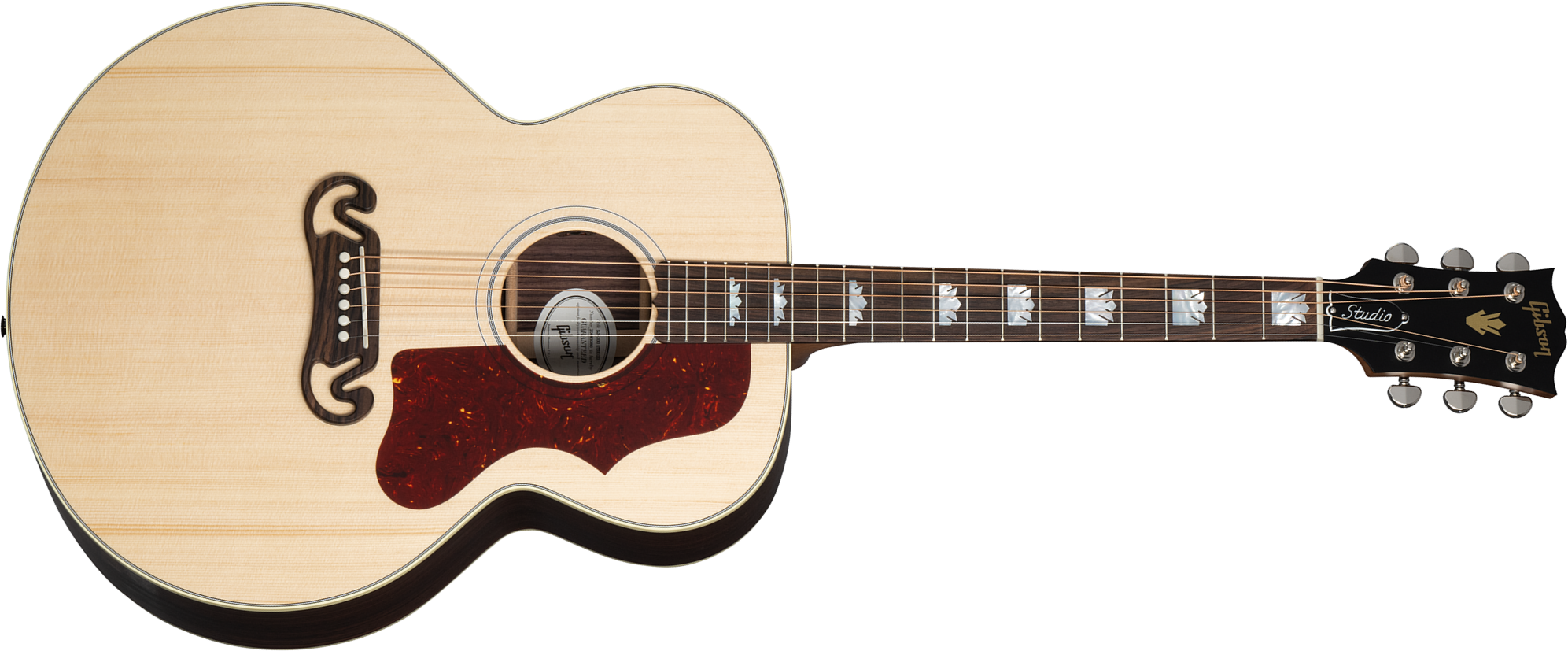 Gibson Sj-200 Studio Rosewood Modern 2024 Jumbo Epicea Palissandre Rw - Satin Natural - Folk guitar - Main picture