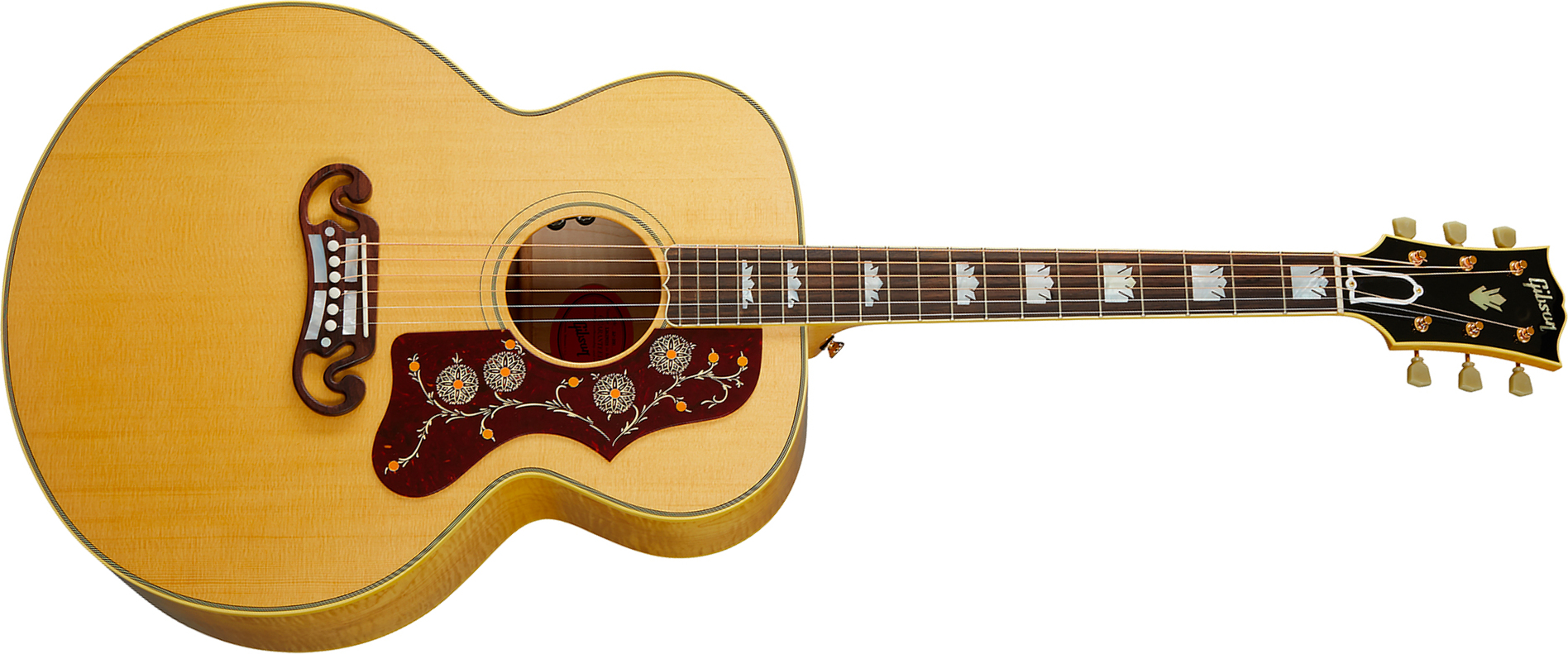 Gibson Sj200 Original (baggs Hifi Dna) Jumbo Epicea Erable Rw - Antique Natural - Folk guitar - Main picture
