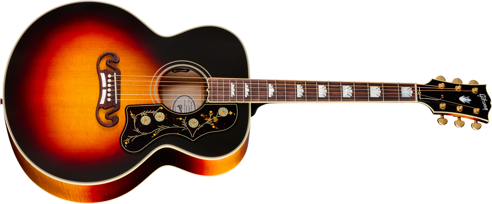 Gibson Sj200 Standard Maple (baggs Hifi Dna) Jumbo Epicea Erable Rw - Tri Burst - Folk guitar - Main picture