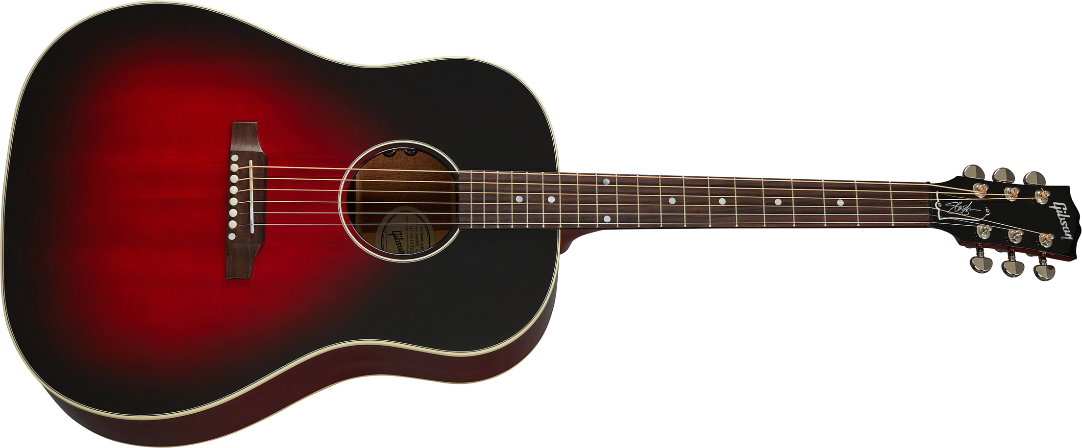 Gibson Slash J-45 2020 Signature Epicea Acajou Rw - Vermillion Burst - Electro acoustic guitar - Main picture