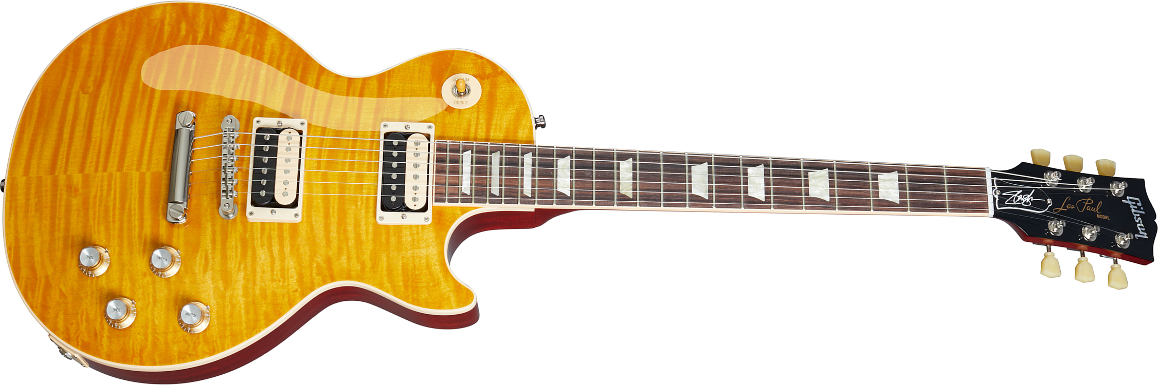 Gibson Slash Les Paul Standard 50's 2020 Original Signature 2h Ht Rw - Appetite Amber - Single cut electric guitar - Main picture